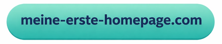 Button mit Beschriftung meine-erste-homepage.com
