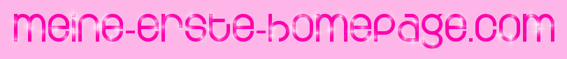 Glitzerschrift meine-erste-homepage.com