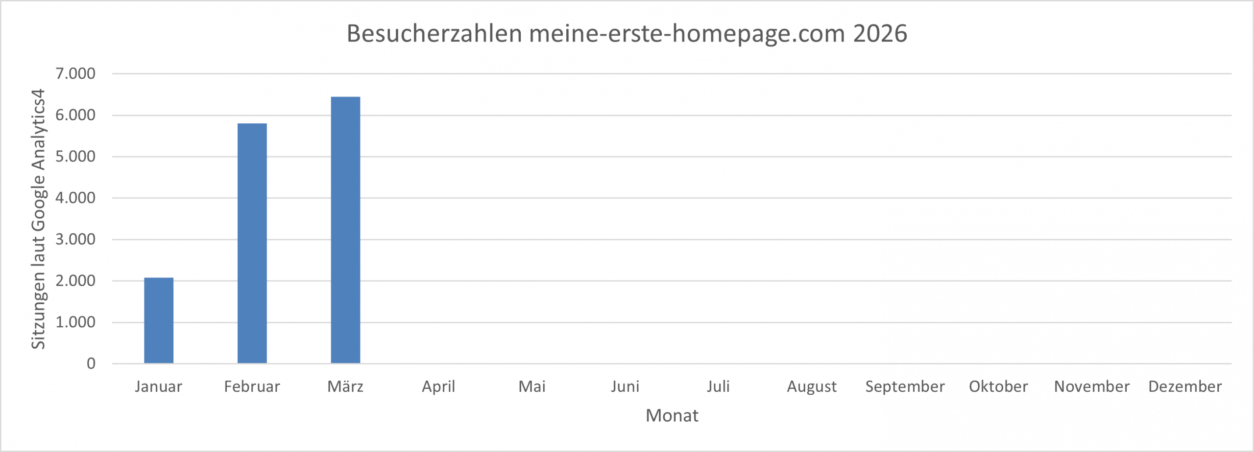 Besucherzahlen meine-erste-homepage.com 2026